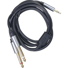 Tunex Luxury,3,5 mm Stero Erkek 2x6,3 mm Mono Erkek 1,5 mt
