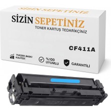 Sizinsepetiniz CF411A Mavi Muadil Toner | Hp M452DN M452DW