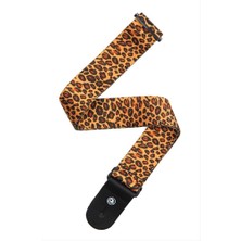 Planet Waves 50H08 Gitar Askısı Leopard (5 Cm) | Vahşi Tasarım - Yumuşak Doku - Güvenli