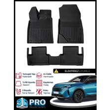 Rich Oto Paspas Peugeot 3008 Elektrikli 3D Havuzlu Paspas 2024 2025 2026 Model Kokusuz