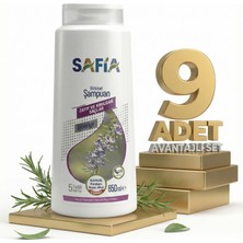 Safia Zayıf ve Kırılgan Saçlar Şampuan 9X650 ml
