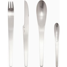 Georg Jensen Arne Jacobsen 16 Parça Paslanmaz Çelik, Çatal Bıçak Seti