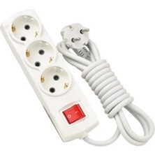 İNWATT 3 Lü 2 mt Anahtarlı Seyyar Kablo