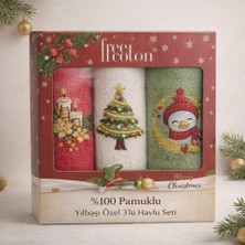 Freecoton 3'lü Mutfak Havlusu Seti