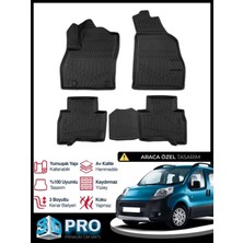 Rich Oto Paspas Peugeot Bipper 3D Havuzlu Paspas Kokusuz