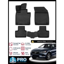 Rich Oto Paspas Volvo XC60 3D Pro Havuzlu Paspas 2017 2018 2019 2020 2021 2022 2023 2024 2025