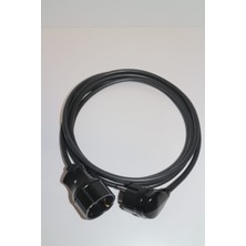 İNWATT 5 Metre Siyah Topraklı Seyyar Uzatma Kablosu Ara Kablo