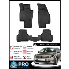 Rich Oto Paspas Vw Passat B7 3D Havuzlu Paspas 2010 2011 2012 2013 2014 Model Kokusuz