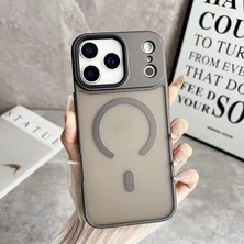 Apple - iPhone 17 Pro Max Zebana Fros Silikon Kılıf (Kablosuz Şarj Destekli)