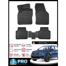 Rich Oto Paspas Skoda Kodiaq 3D Havuzlu Paspas 2017 2018 2019 2020 2021 2022 2023 Model