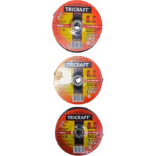 Tricraft Metal Kesici Taş 15 Adet 180X6 X22.23MM