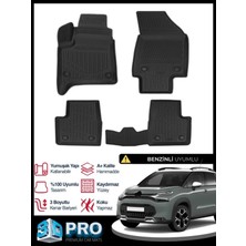 Rich Oto Paspas Citroen Yeni C3 Aircross Benzinli 3D Havuzlu Paspas 2025 2026 Model Kokusuz