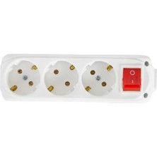 İNWATT 3'lü Anahtarlı Topraklı Klemensli