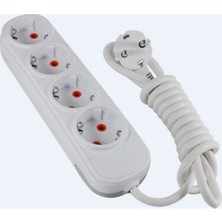 İNWATT 10 Metre Dörtlü Grup Priz Tam Kesit Kablo 3x2.5