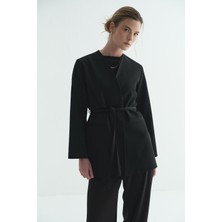 Merve Gültekin Soft Blazer Ceket Siyah