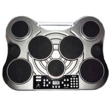 Lp LP608 Dijital Davul Eğitim Seti | Kompakt Tasarım Gerçekçi Baget Tepkisi ve Dahili Ritimler ile Evde Sessiz Davul Çalışma Imkanı