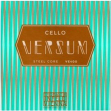 Thomastik VE400 Versum Medium Takım Çello Teli | Derin Rezonans Karakteri, Masif Ladin Ön Kapak, Güçlü Ses Projeksiyonu
