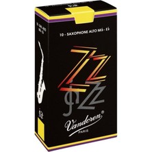 Vandoren SR413 Zz Jazz Alto Saksafon Kamışı No: 3.0 (Profesyonel/caz) - 10'lu Kutu | Esnek Üfleme Tepkisi, Tutarlı Malzeme ve Zengin Harmonikler