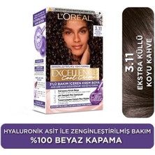 L'oréal Paris Excellence Cool Creme 3.11 Ekstra Küllü Koyu Kahve Kalıcı Saç Boyası Nemlendirici Etki