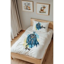 Lilabio Isme Özel Tek Kişilik %100 Pamuk Nevresim Takımı (160X220 Cm) Batman