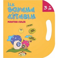 Mutlu Çocuk Yayınları Ilk Boyama Kitabım Mantar Evler