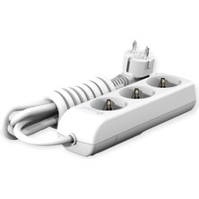 İNWATT 3'lü 5 Metre Topraklı Grup Priz Uzatma ( Ara Kablo )