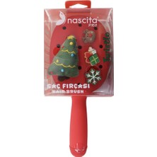 Nascita Twistlo Christmas Saç Fırçası Kırmızı - 76