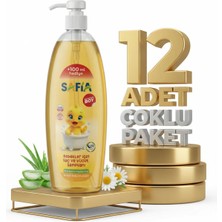 Safia Bebek Için Saç ve Vücut Şampuanı 12X750 ml