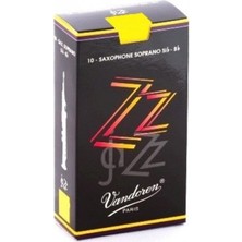 Array Vandoren SR402 Zz Jazz Soprano Saksafon Kamışı No: 2.0 (Profesyonel/caz) - 10'lu Kutu | Modern Caz Tınısı, Geniş Dinamik Aralık ve Üstün Artikülasyon