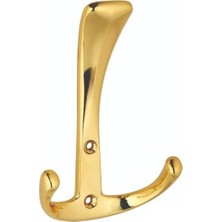 Dizaynaks Portmanto Askısı Altay Üçlü Parlak Sarı Altın