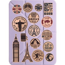 Adasena Huawei Matepad 12X Kılıf Uyku Modlu Kalem Bölmeli Fonksiyonel Desenli Travel