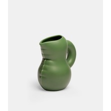 Home Studyo Emily-Moss Matte Yeşil Seramik Sürahi