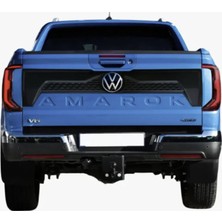 Aftermarket Volkswagen Amarok 2022+ Bagaj Kapağı Yarım Kapak Koruma Mat Siyah Abs