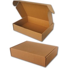 PackMai E-Ticaret Kargo Kutusu 26X18X6CM (10 Adet) Kraft-Kilitli-Hediye-Ürün