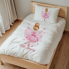 Lilabio Tek Kişilik %100 Pamuk Nevresim Takımı (160X220 Cm) Little Pink Princess