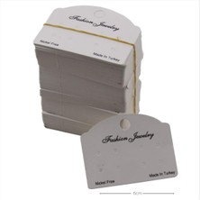 Zero Land Snmswrld 6lı Küpe Kartı-Beyaz