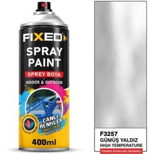Sgs Fıxed Sprey Boya Akrilik - Gümüş Yaldız Yüksek Isıya Dayanıklı  400ML(500°C)