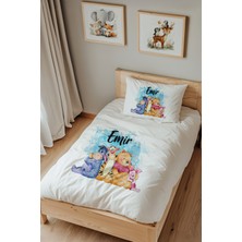Lilabio Isme Özel Tek Kişilik %100 Pamuk Nevresim Takımı (160X220 Cm) Winnie