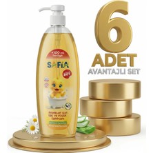Safia Bebek Için Saç ve Vücut Şampuanı 6X750 ml