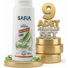 Safia Yağlı Saçlar Şampuan 9X650 ml