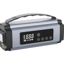 Astraltech Taşınabilir Akü Takviye Cihazı Dijital Hava Kompresörü Powerbank ve LED Fener Bir Arada