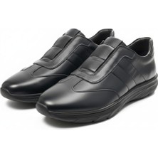 Zueofficial Hakiki Deri Lacivert Casual Erkek Ayakkabı