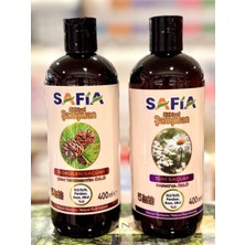 Safia Tüm Saçlar Için Şampuan + Dökülme Karşıtı Şampuan 400ML 2li Set Gimdes Sertifikalı