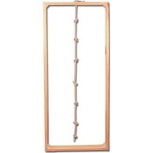 Edutoys Tırmanma Halatı Ahşap Malzemeden İmal Edilmiş 194x80 cm Çocuk Spor Ekipmanı