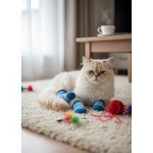 Demirhan Kedi ve Köpekler Için Kaydırmaz Tabanlı Çorap M Beden