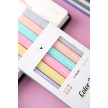 Matt Notebook 6'lı Highlighter Pastel Renk Fosforlu Kalem Seti