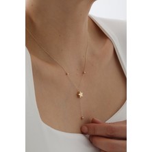 Yavuz Kuyumculuk 14 Ayar Altın Sallantılı Yıldız Kolye