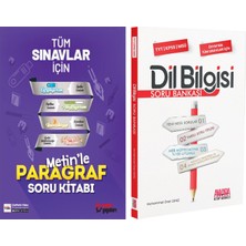 Metin Yayınları Tüm Sınavlar Için Metinle Paragraf ve Akm Dil Bilgisi Soru Bankası Seti 2 Kitap