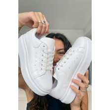 Solazer Kadın Premium Comfort Trend Beyaz Günlük Sneaker