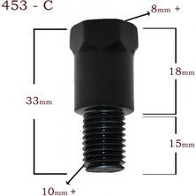 HSB-453-CAYNA Dönüştürücü Aparat 10MM+ / 8mm+